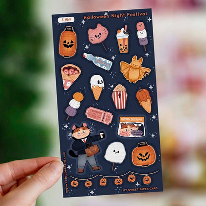 Stickers Halloween Night Festival