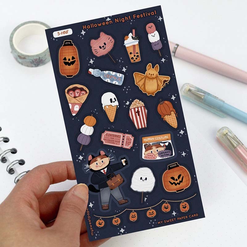 Stickers Halloween Night Festival