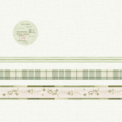 Set de Washi Tapes Handmade Fabrics Grass Color Vast