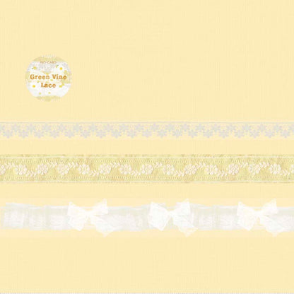 Set de PET Tapes Handmade Lace Milk Yellow Lace