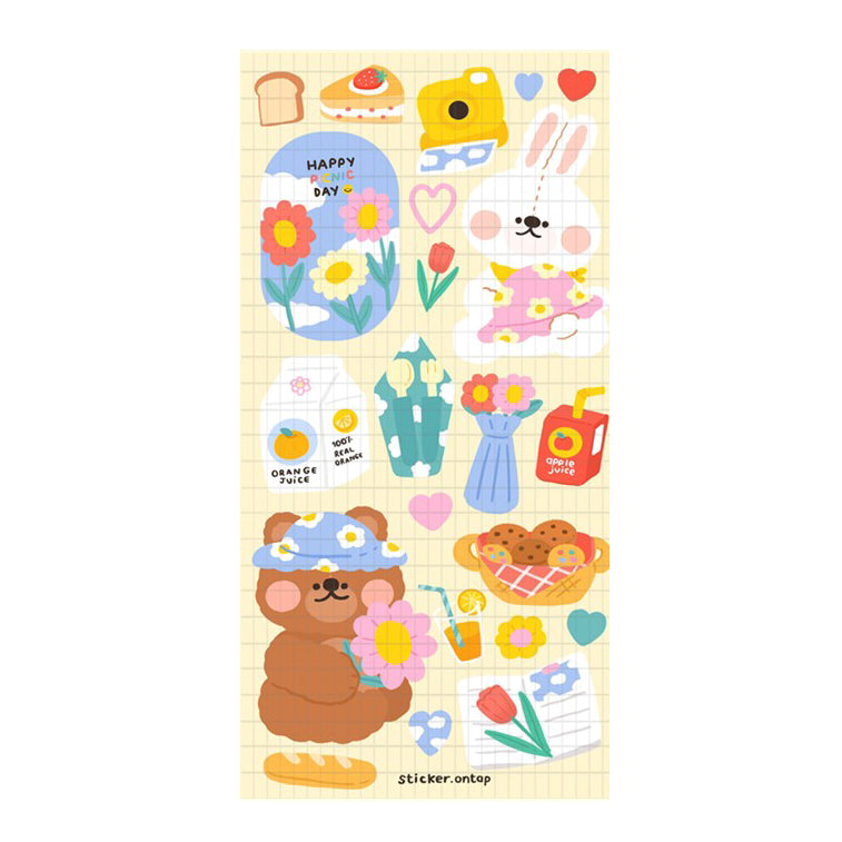 Stickers Happy Picnic Day