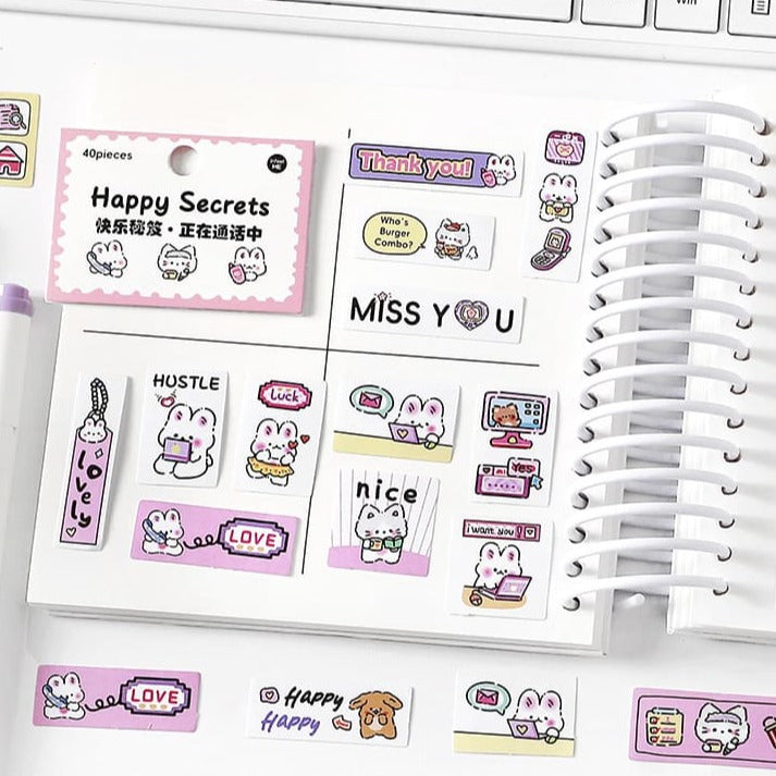 Stickers Happy Secrets Seal Calling You