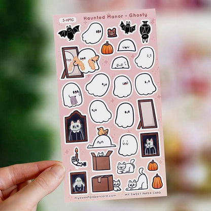 Stickers Haunted Manor Ghostly