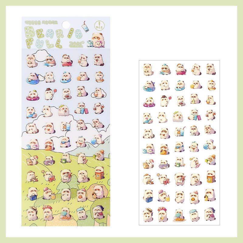 Stickers Healing Pets Little Bear Full