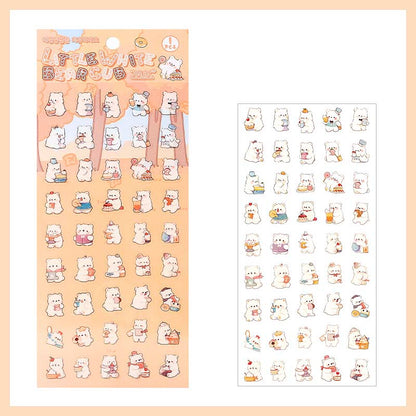 Stickers Healing Pets White Bear Cub