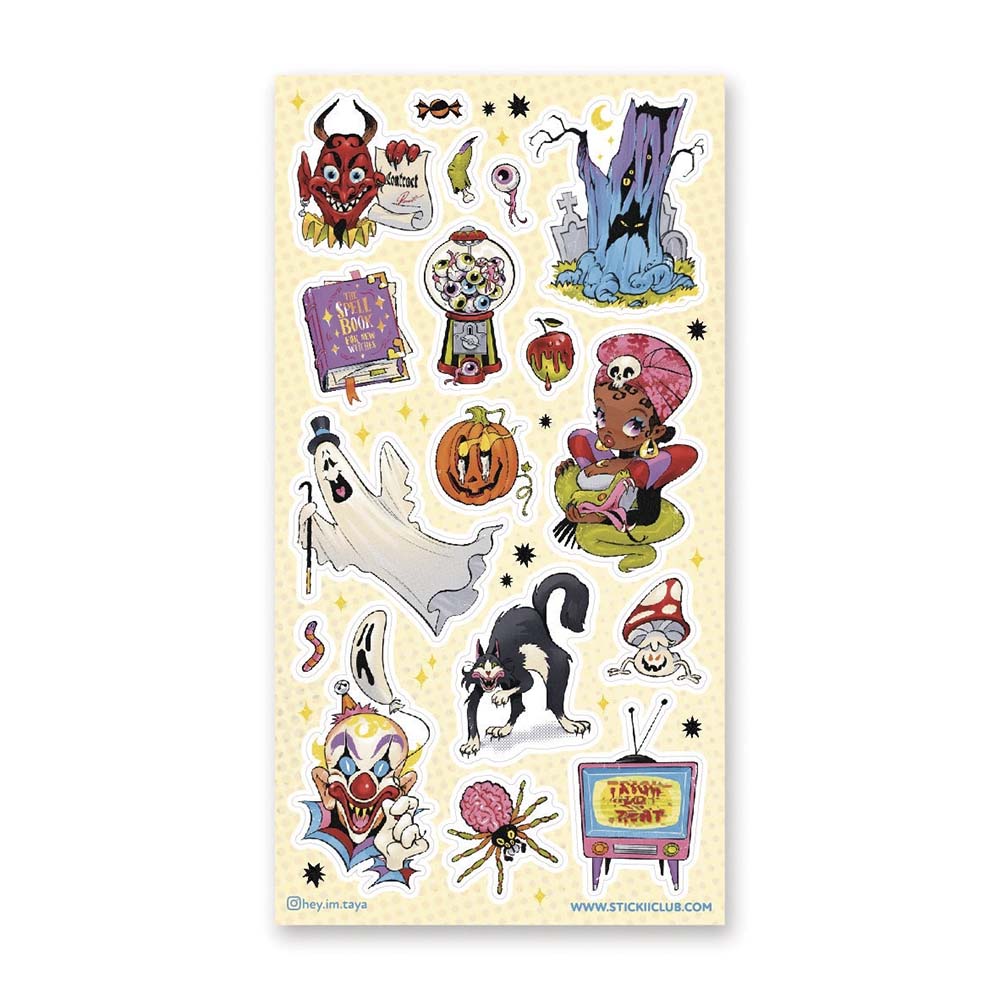 Stickers Retro Fright Night