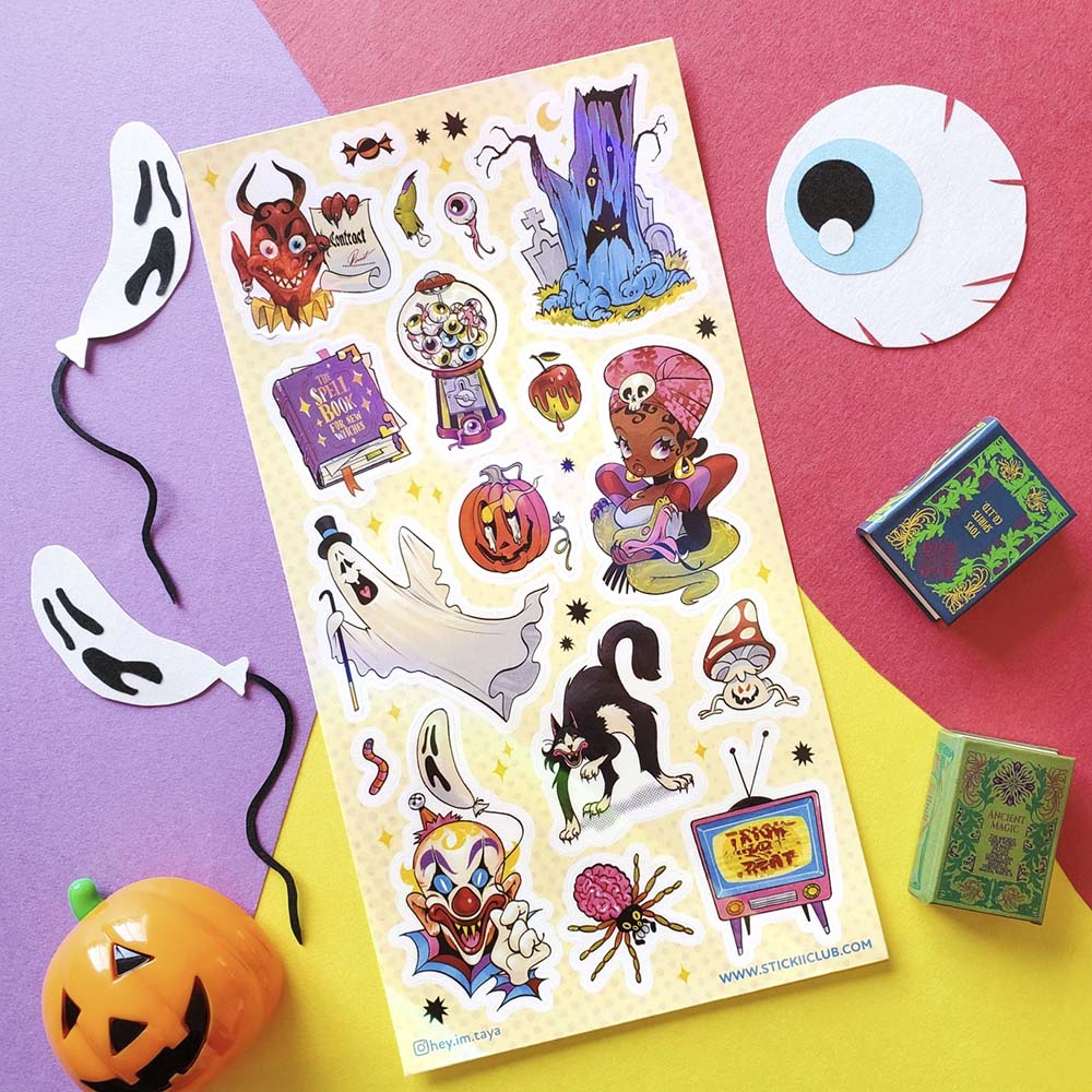 Stickers Retro Fright Night