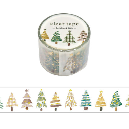 Clear PET Tape Hokkori Life Tree