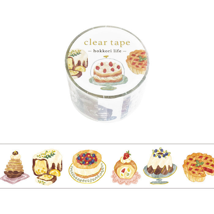 Clear PET Tape Hokkori Life Cake