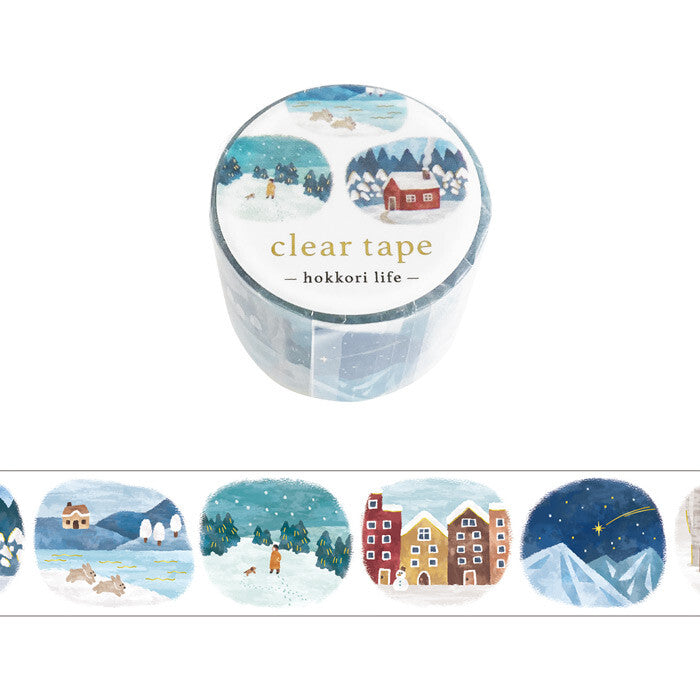 Clear PET Tape Hokkori Life Landscape