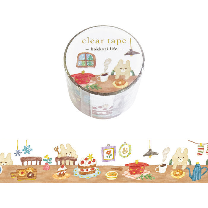 Clear PET Tape Hokkori Life Home