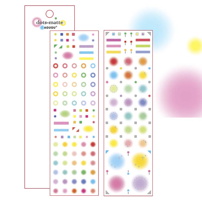 Stickers Hot Stamping And Sparkling Dots Matte