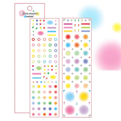 Stickers Hot Stamping And Sparkling Dots Matte