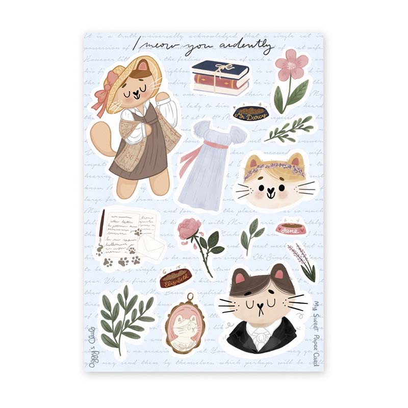 Stickers Pawride And Purrjudice