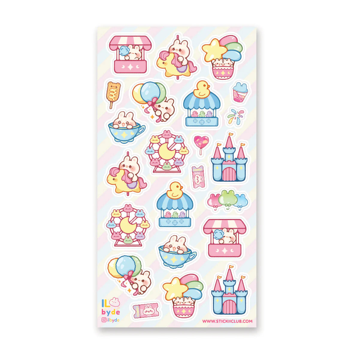 Stickers Adorable Amusement Park