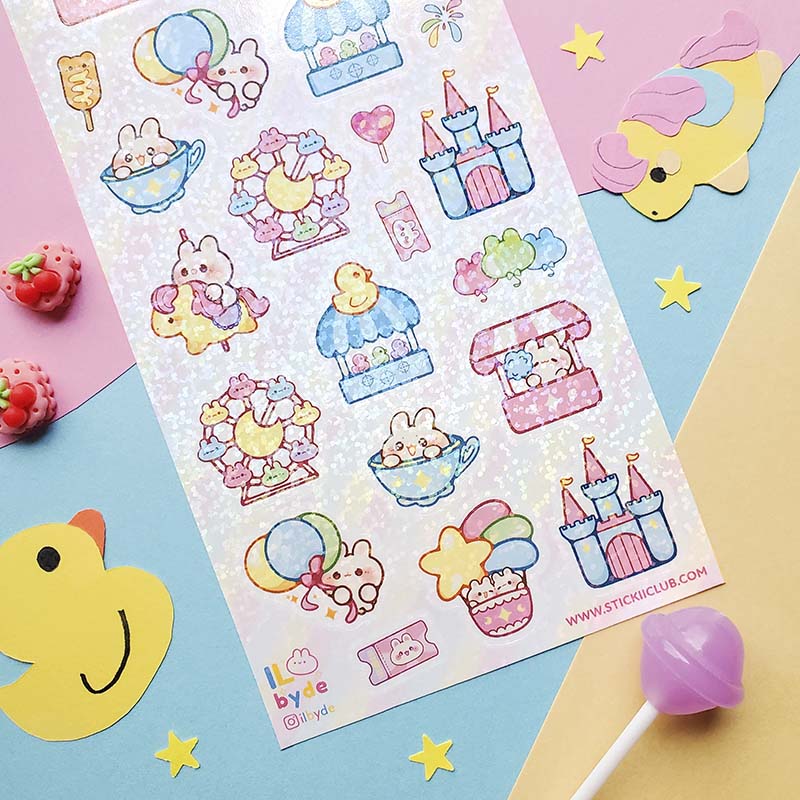 Stickers Adorable Amusement Park