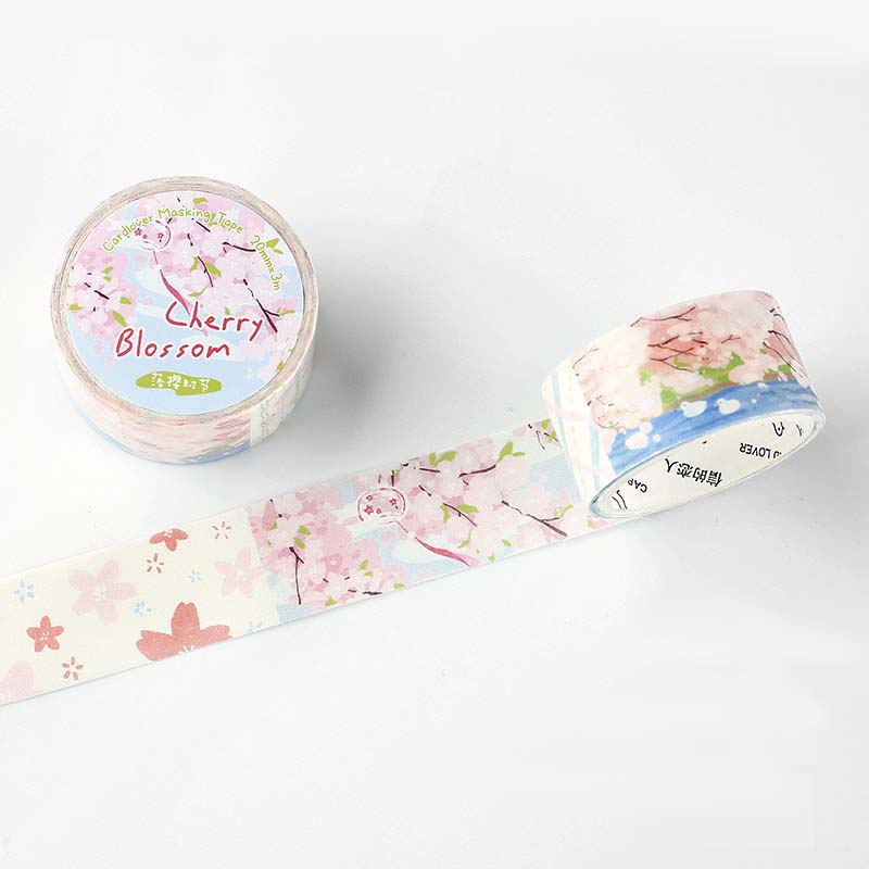 Washi Tape Initial Glow Of Sunrise Cherry Blossom