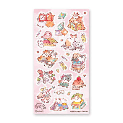Stickers Bookish Bunnies