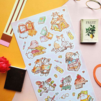 Stickers Bookish Bunnies