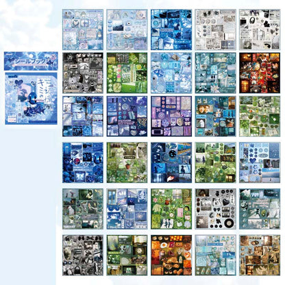 Librillo de Stickers Inmersed In Dream Blue