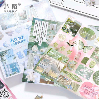 Librillo de Stickers Inmersed In Dream Pink
