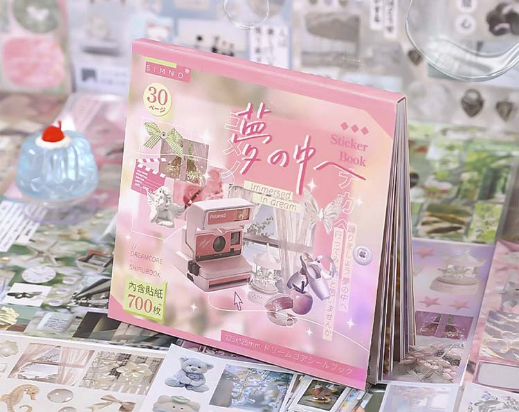 Librillo de Stickers Inmersed In Dream Pink