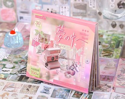 Librillo de Stickers Inmersed In Dream Pink
