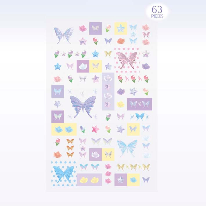 Stickers Inspiration Space Station Phantom Butterfly