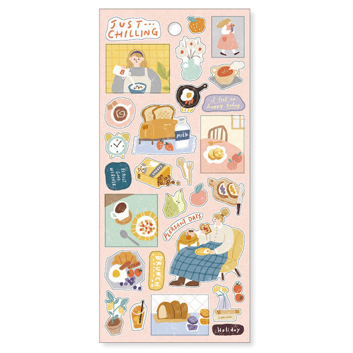 Stickers Just Chilling Brunch Is Ready