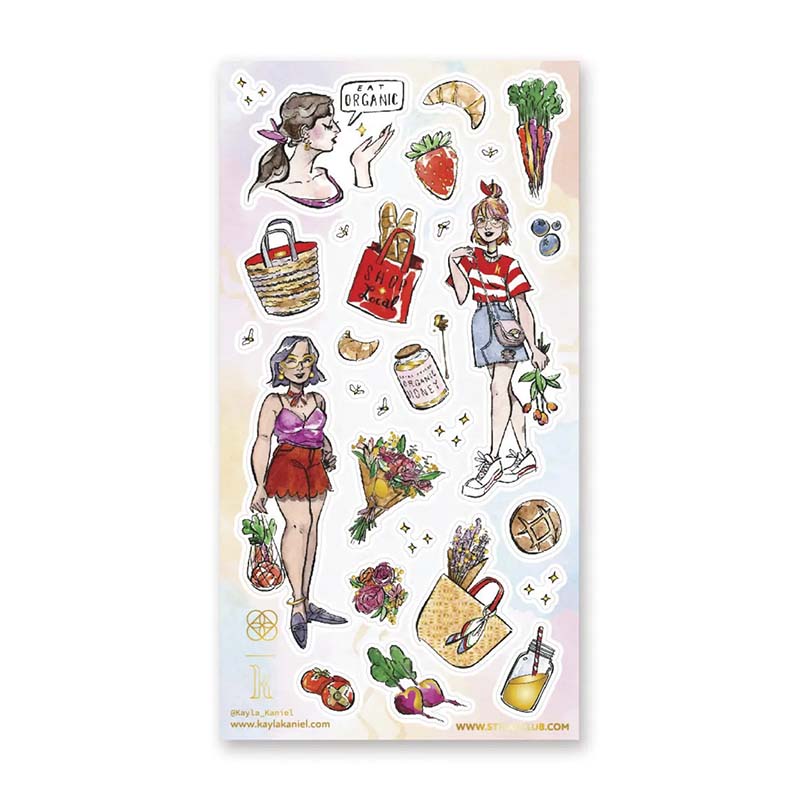 Stickers At The Farmers Market