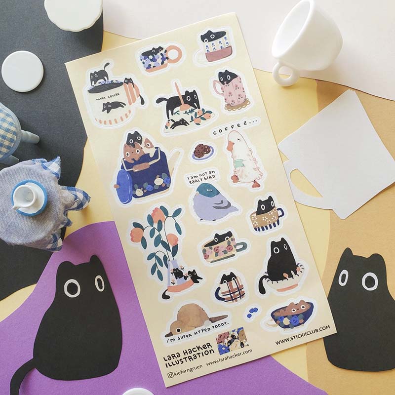 Stickers Sleepy Mornings