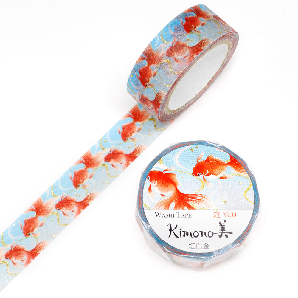 Washi Tape Kimono Yuu Goldfish