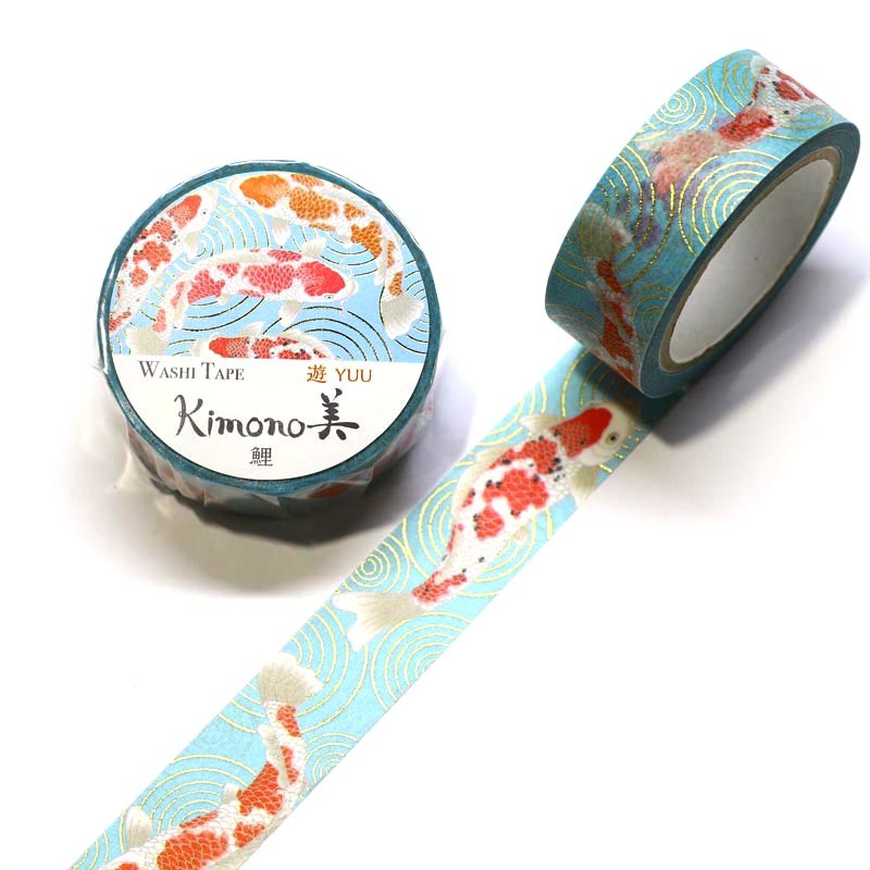 Washi Tape Kimono Yuu Koi Carp