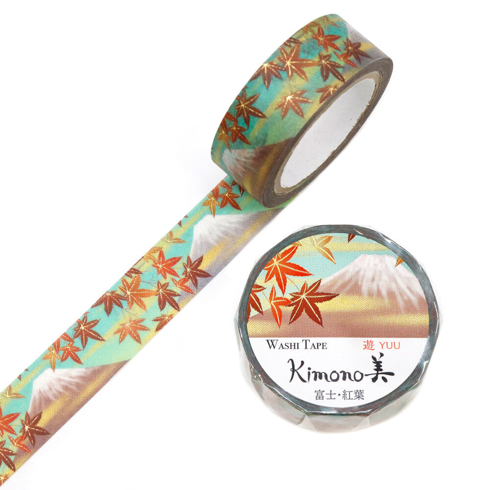 Washi Tape Kimono Yuu Fuji Autumn Leaves