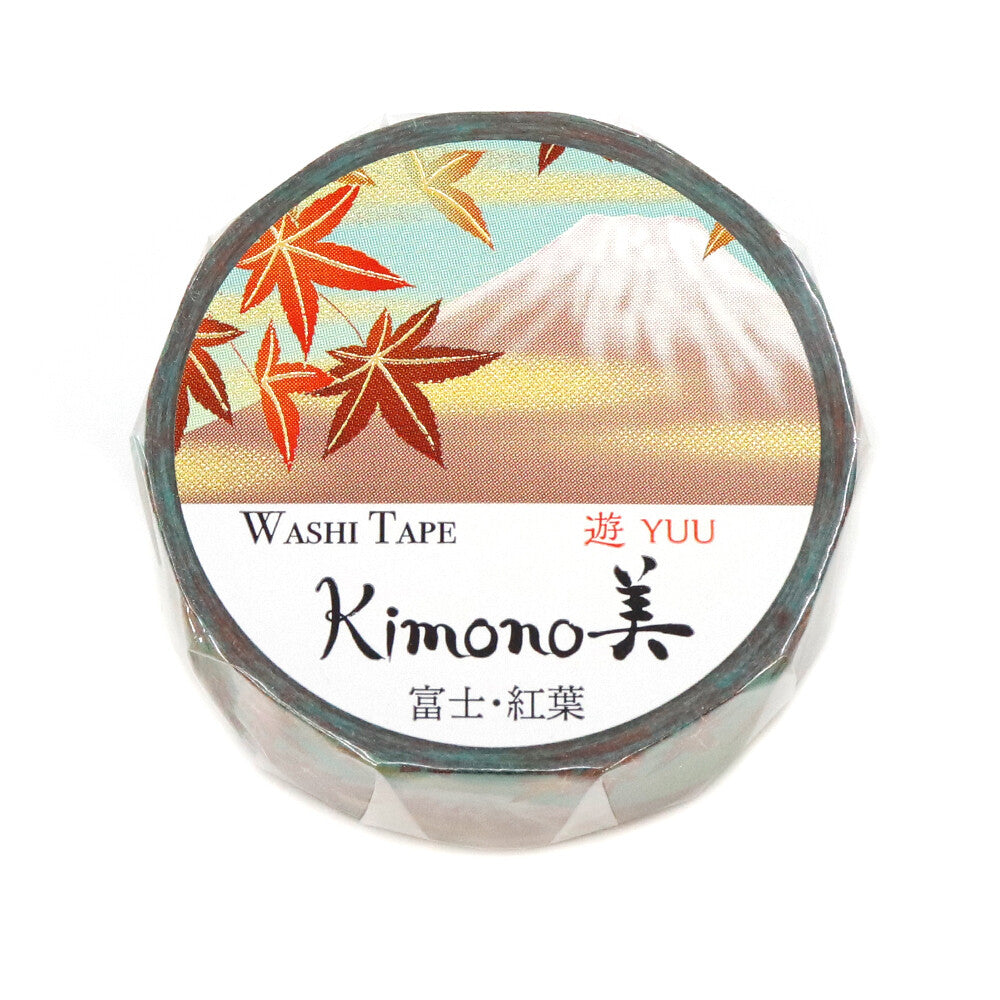 Washi Tape Kimono Yuu Fuji Autumn Leaves