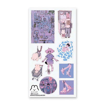 Stickers Dreamy Pastel World
