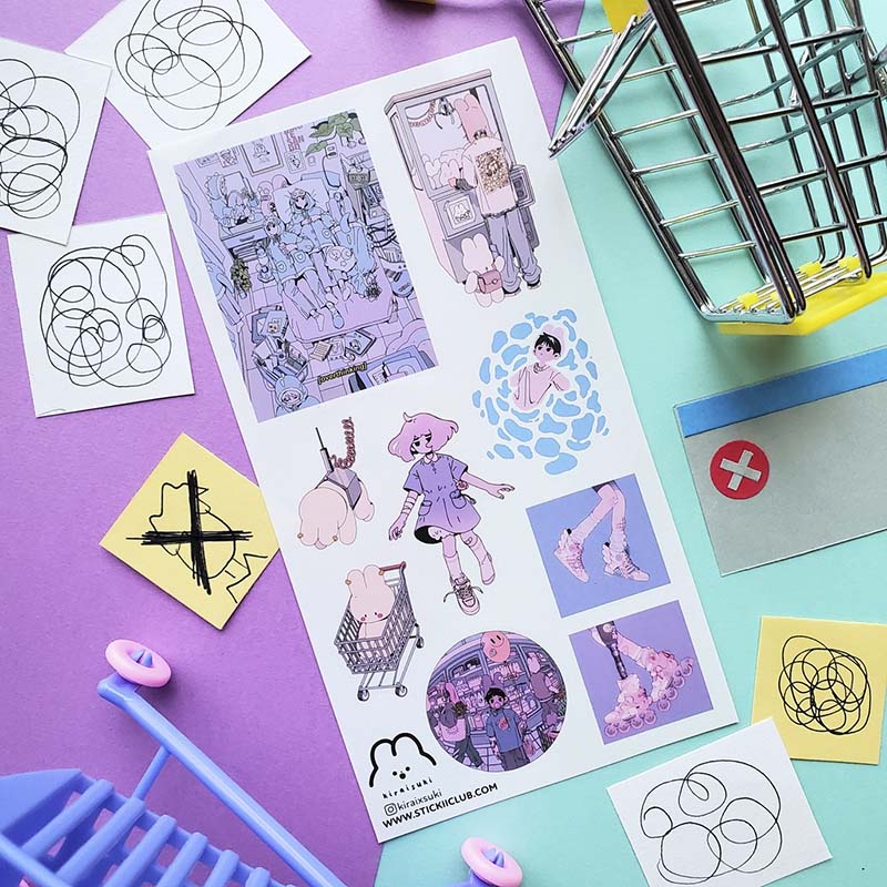 Stickers Dreamy Pastel World