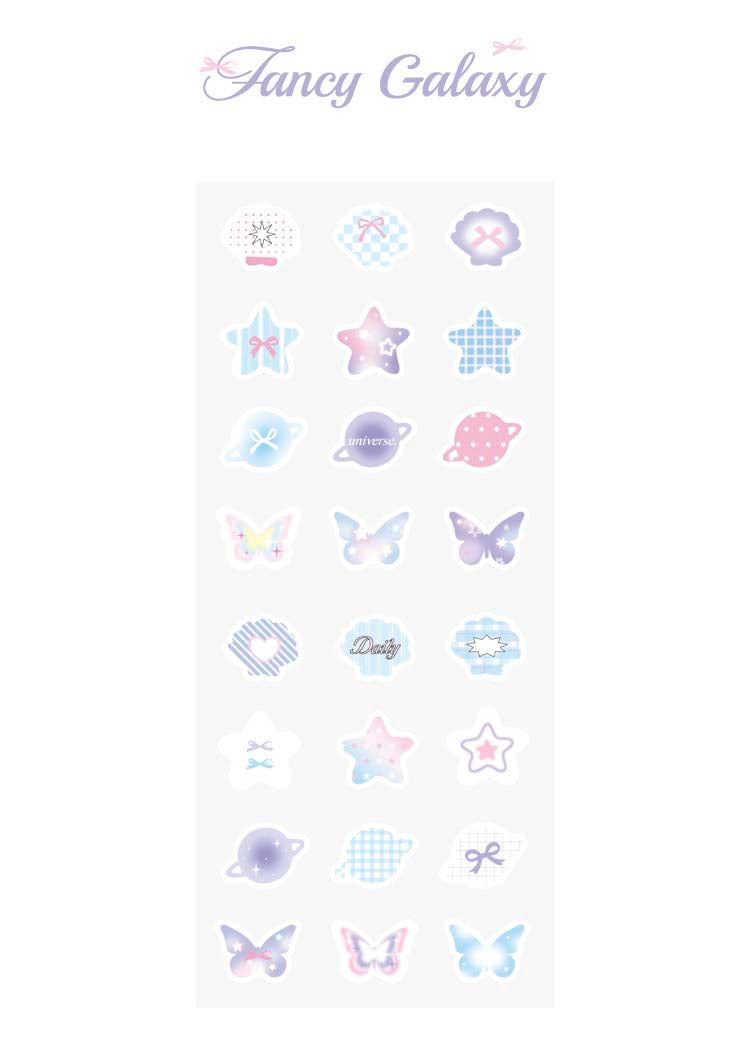 Stickers Kirakira Land Fancy Galaxy