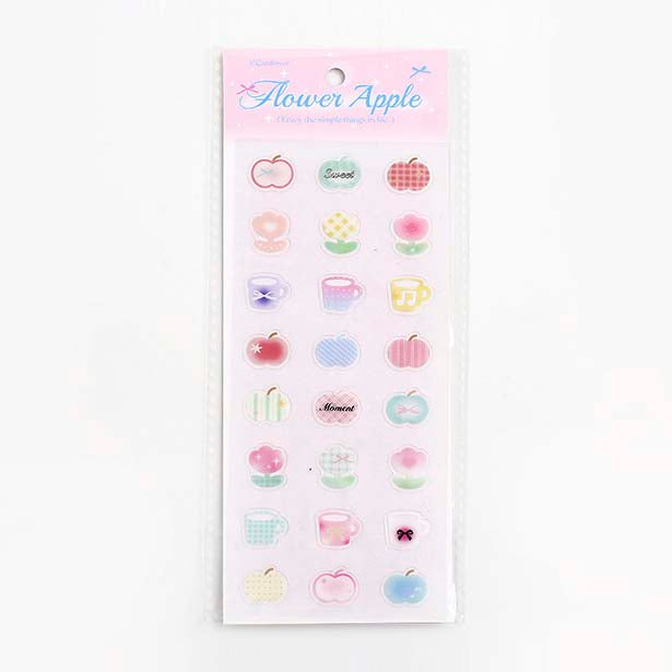Stickers Kirakira Land Flower Apple