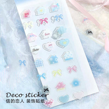 Stickers Kirakira Land Sweet House