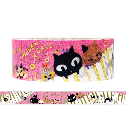 Washi Tape Kirapika Uneven Cats