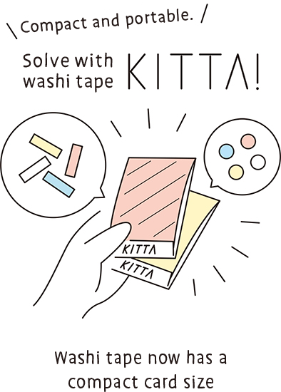 Washi Tape Precortado KITTA Basic Cats