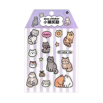Stickers Kittens And Puppies 3D Kitty Prize
