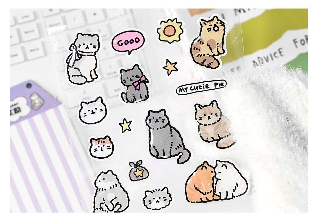 Stickers Kittens And Puppies 3D Kitty Prize