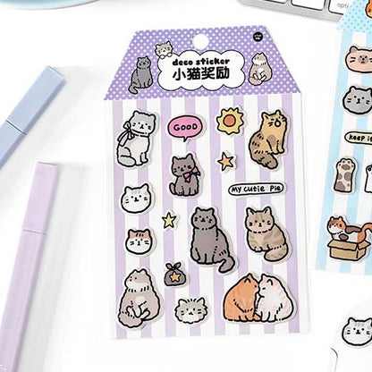 Stickers Kittens And Puppies 3D Kitty Prize