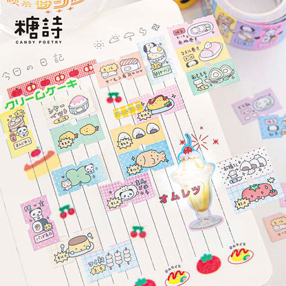Stickers en Rollo Label Location Collection Food Shop