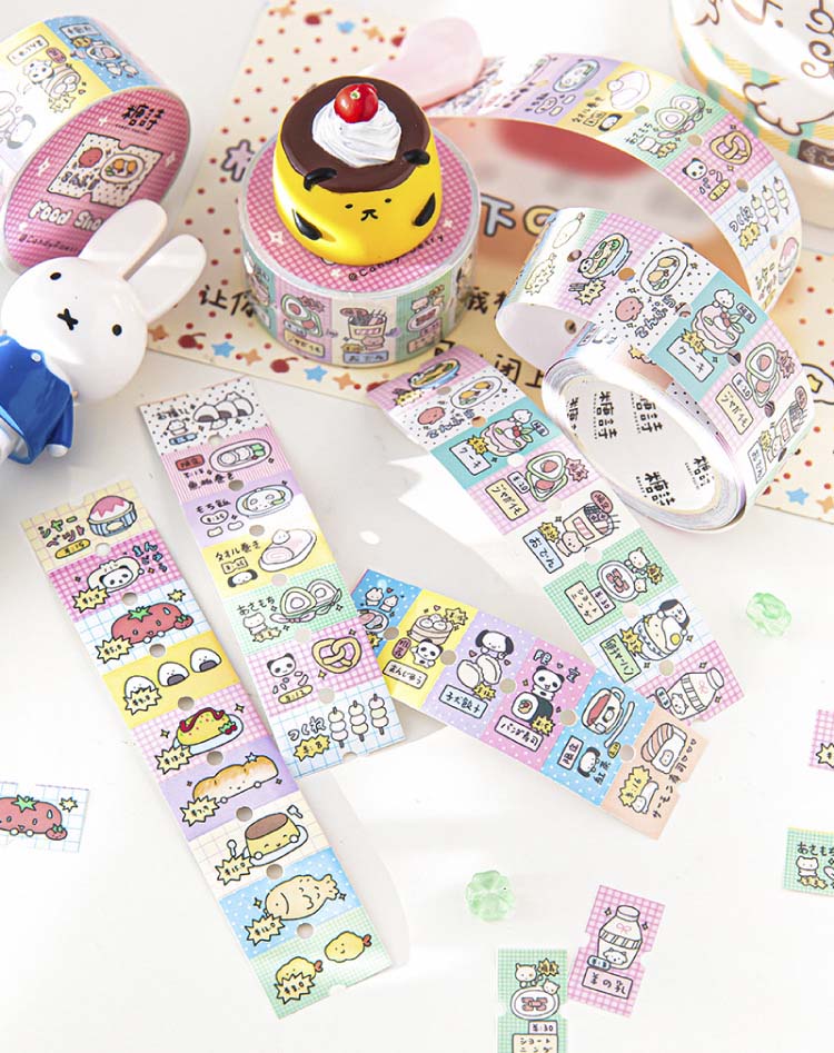 Stickers en Rollo Label Location Collection Food Shop