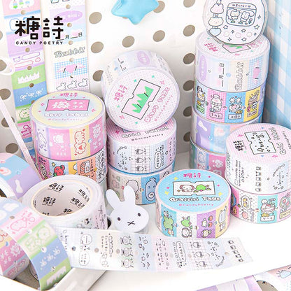 Stickers en Rollo Label Location Collection Grid Label