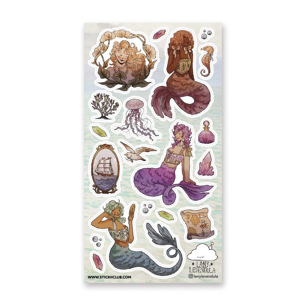 Stickers Mesmerizing Mermaids