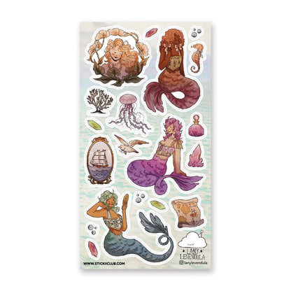 Stickers Mesmerizing Mermaids